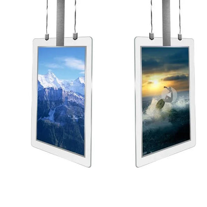 Haning Lcd displays 32‘’ 43‘’ 55‘’ Hanging LCD Display Screen digital signage and displays both sides CMS Management System